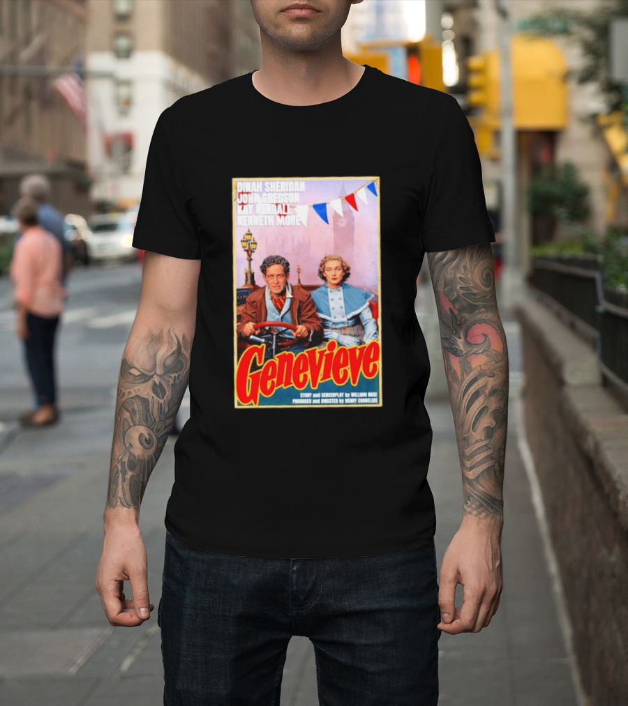Dinah Sheridan John Gregson Kay Kendall Kenneth More Genevieve Movie T-Shirt