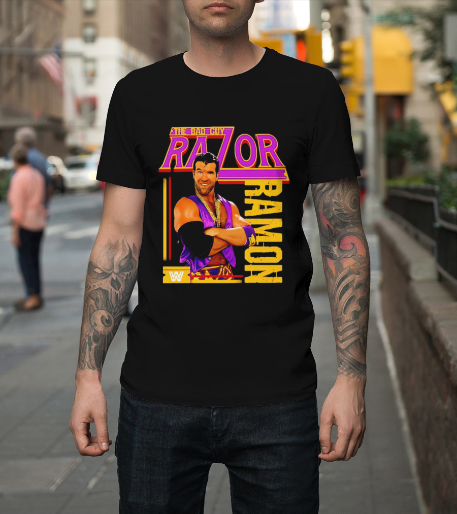 Razor Ramon The Bad Guy WWE Wrestling Superstar T-Shirt