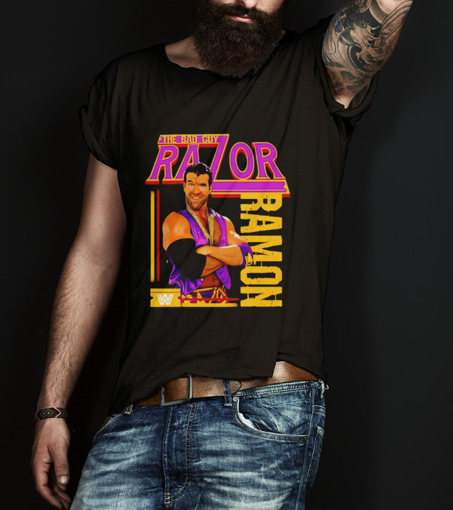 Razor Ramon The Bad Guy WWE Wrestling Superstar T-Shirt