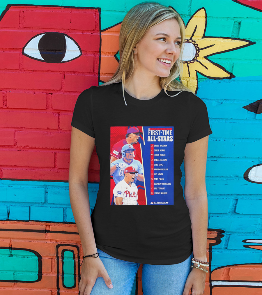 MLB National League First Time All Stars T-Shirt