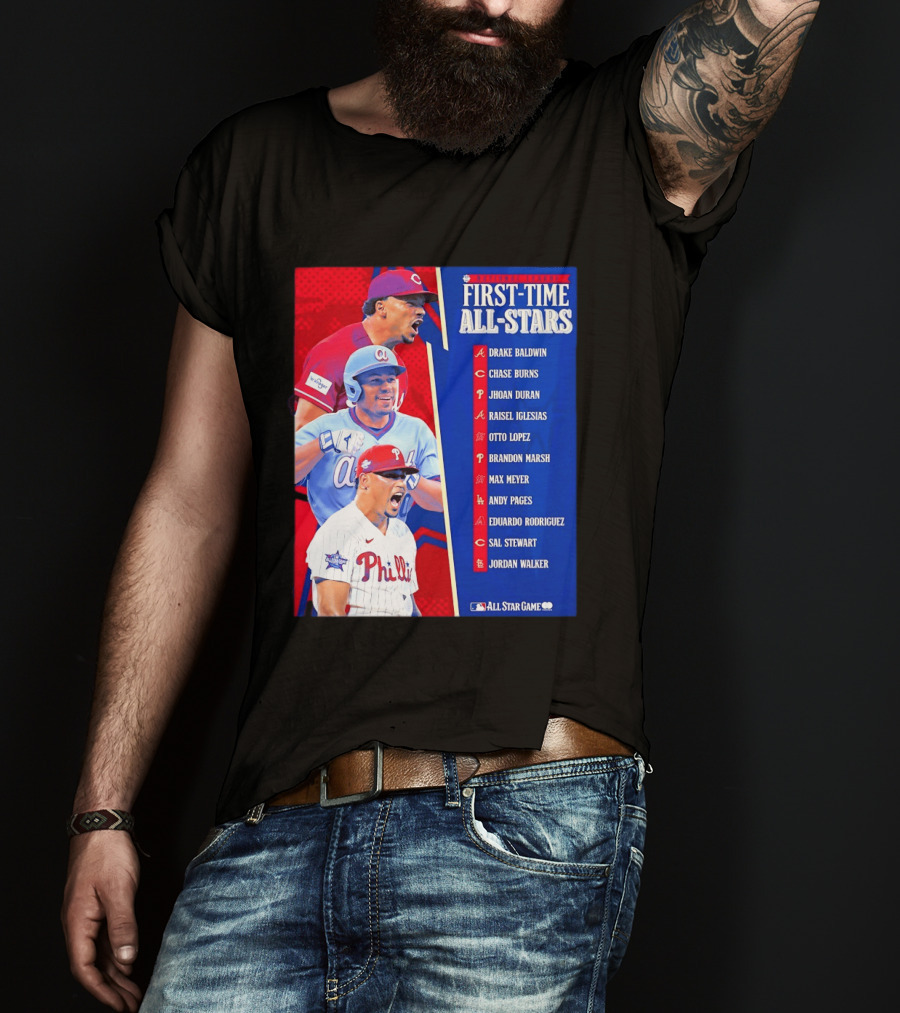 MLB National League First Time All Stars T-Shirt