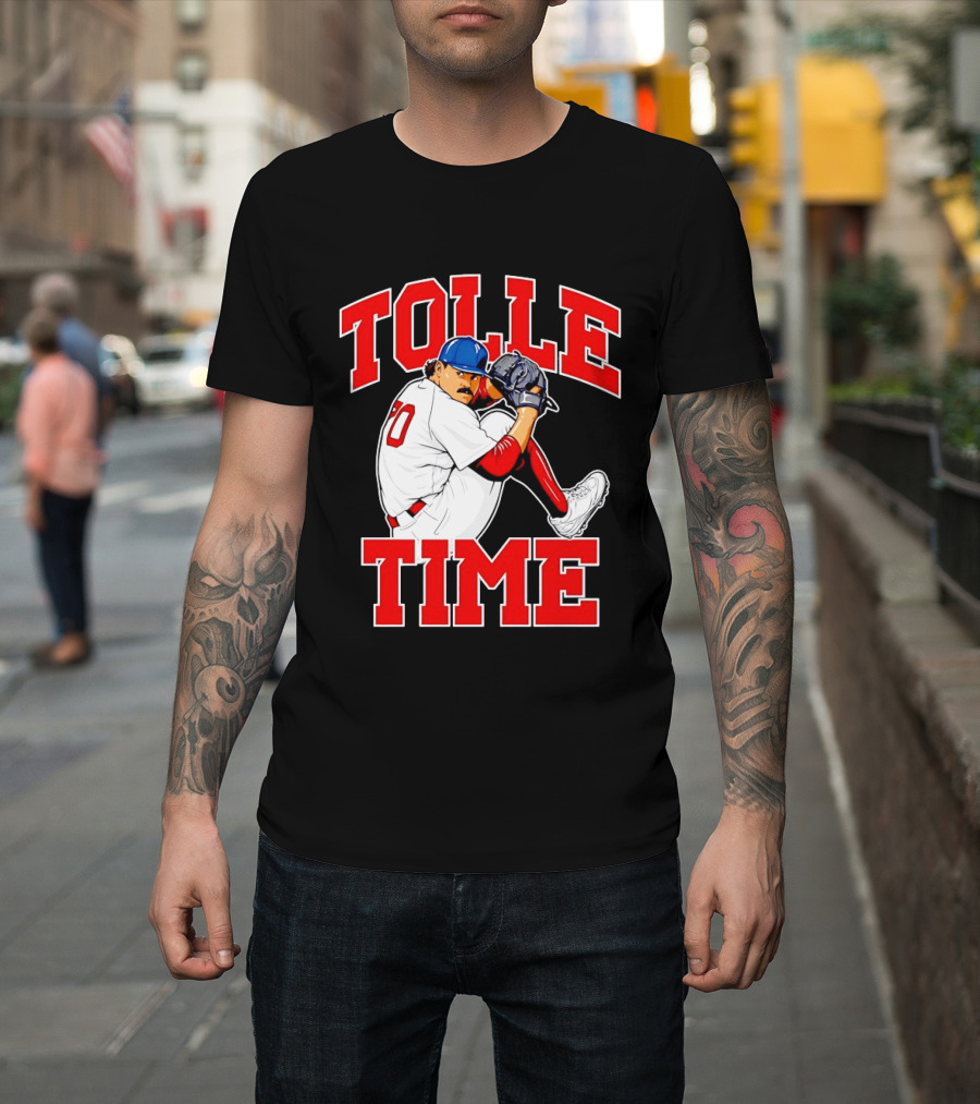 Tolle Time Payton Tolle Boston Red Sox Pitching Baseball T-Shirt