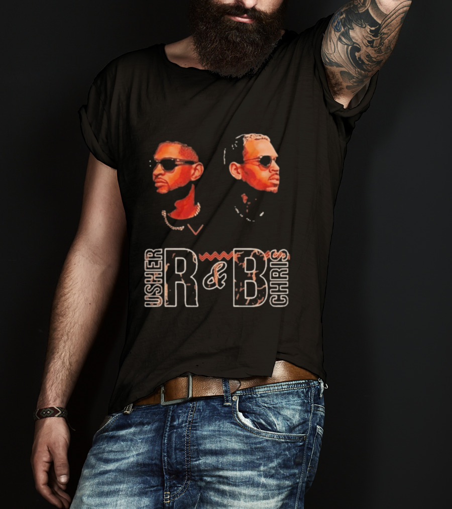 Usher Chris R&B Bootleg Retro Style Sunglasses T-Shirt