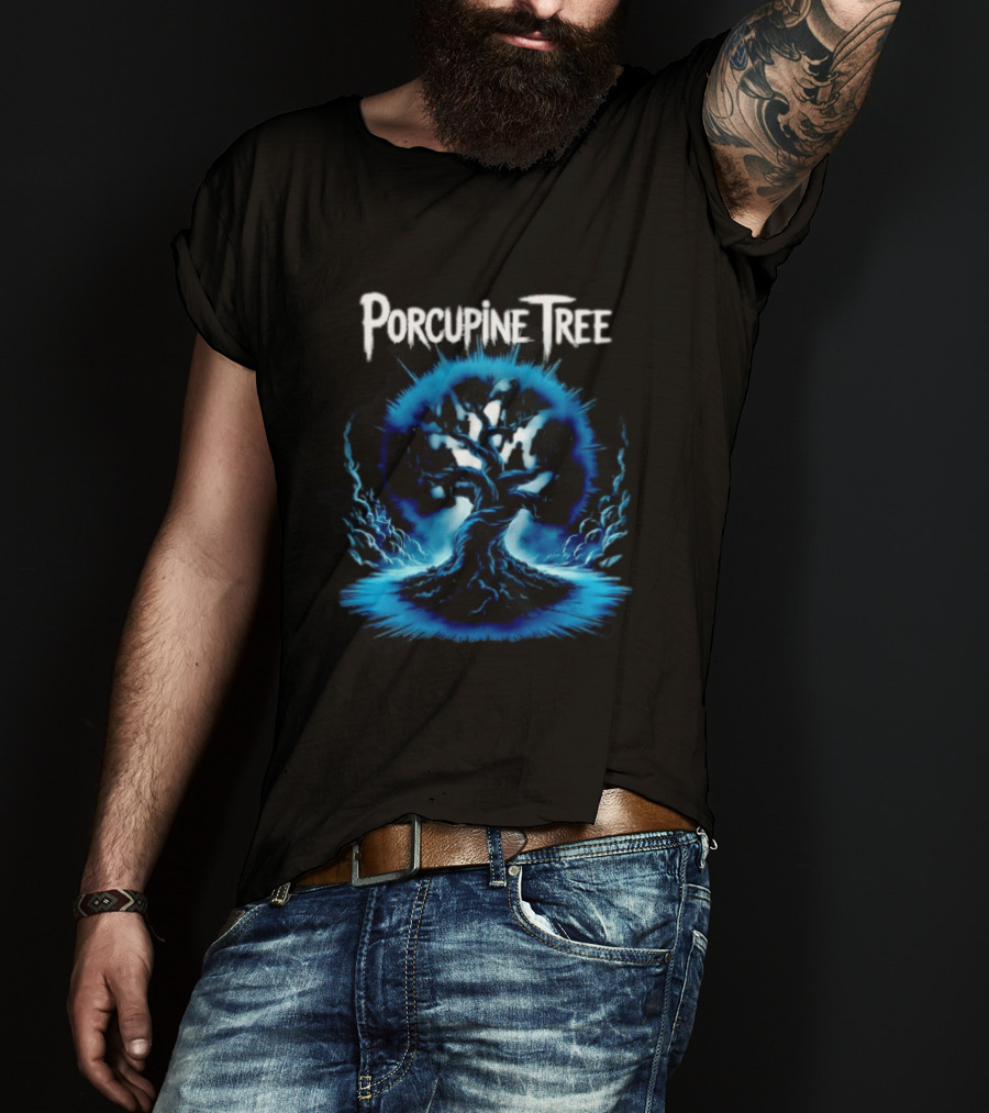 Porcupine Tree Psychedelic Evil Tree T-Shirt