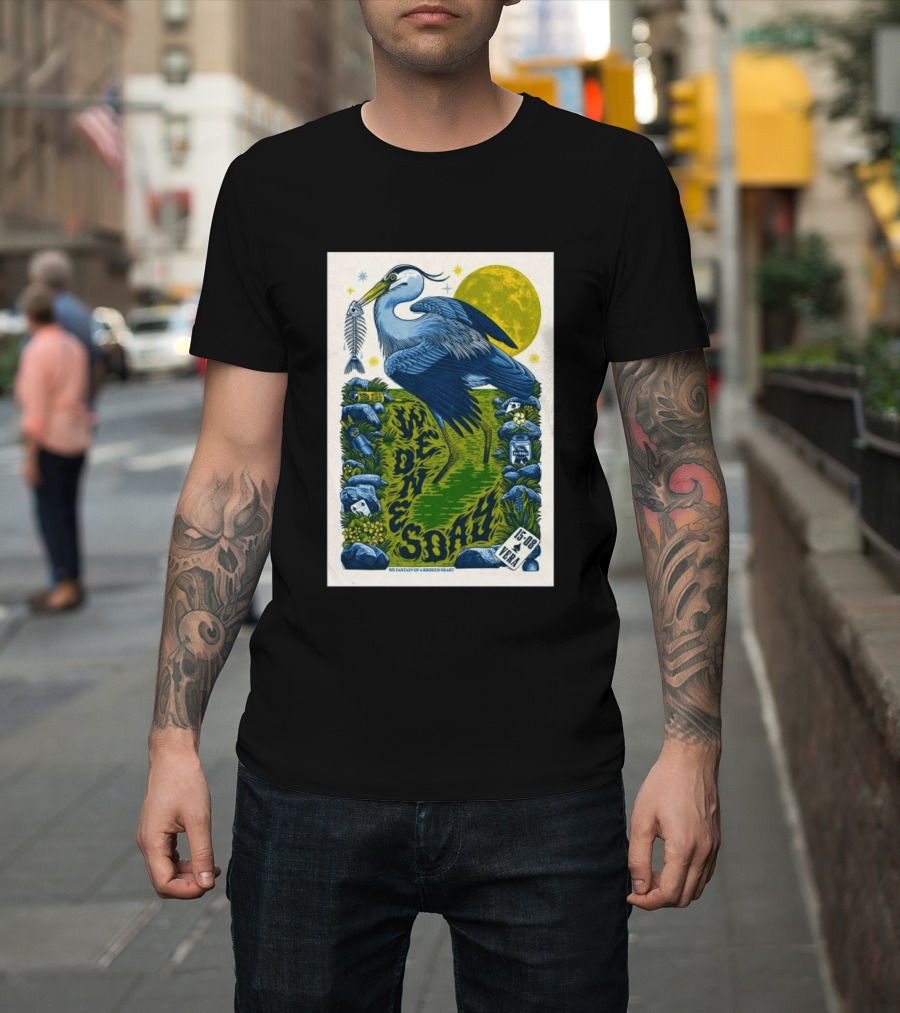 Wednesday 15 Aug 2026 Vera Groningen NL Heron Fantasy Of A Broken Heart T-Shirt