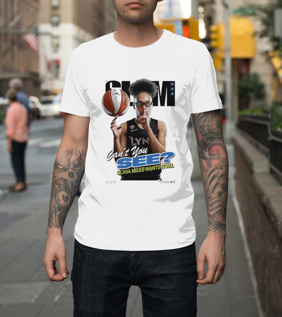 Minnesota Lynx SLAM Olivia Miles Wants It All Can't You See Basketball T-Shirt