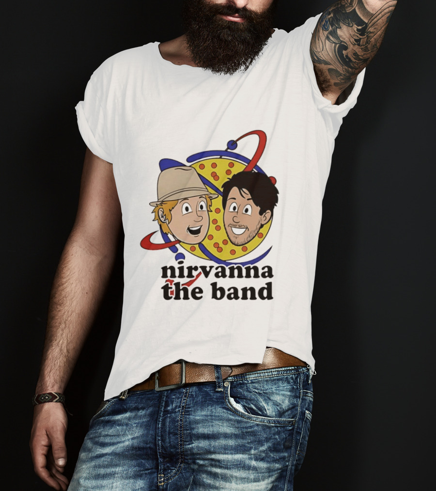 Nirvanna The Band Characters With Planetary T-Shirt