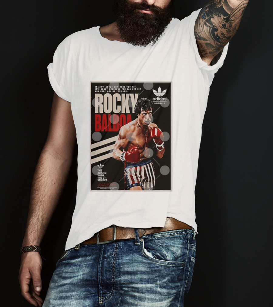 Rocky Balboa Adidas Originals Philadelphia Boxing Legend T-Shirt
