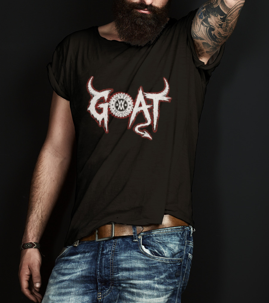 Wyte Music GOAT 3 6 Horns Tail T-Shirt