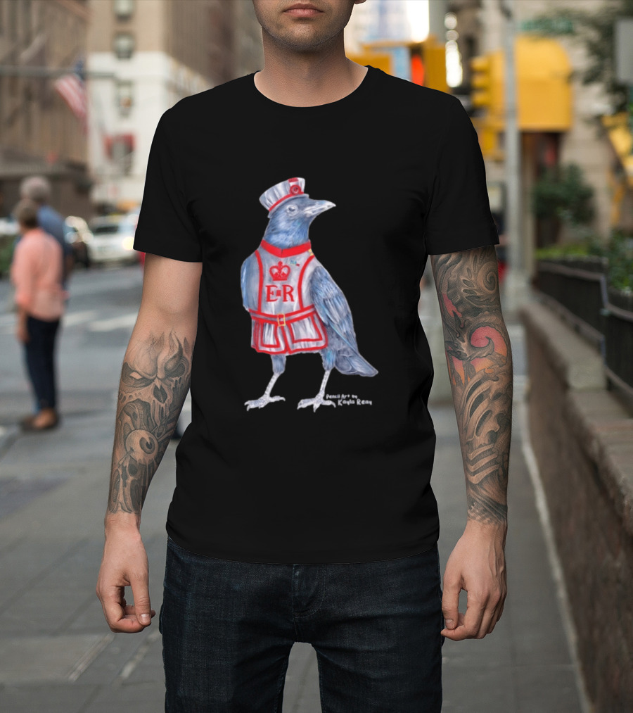Rosaline The Raven ER Yeoman Warder Beefeater Uniform T-Shirt