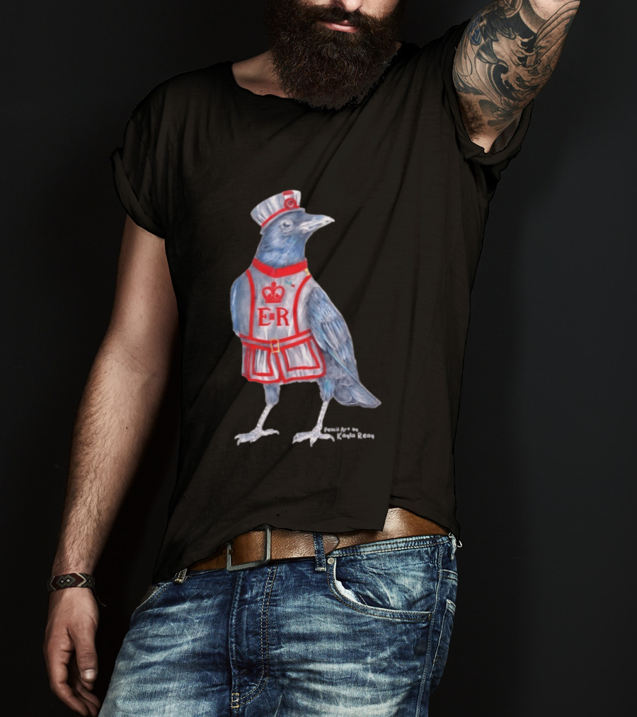 Rosaline The Raven ER Yeoman Warder Beefeater Uniform T-Shirt