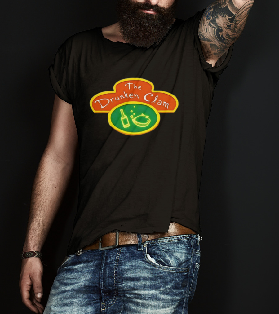 The Drunken Clam Family Guy Peter Griffin Neon Sign T-Shirt