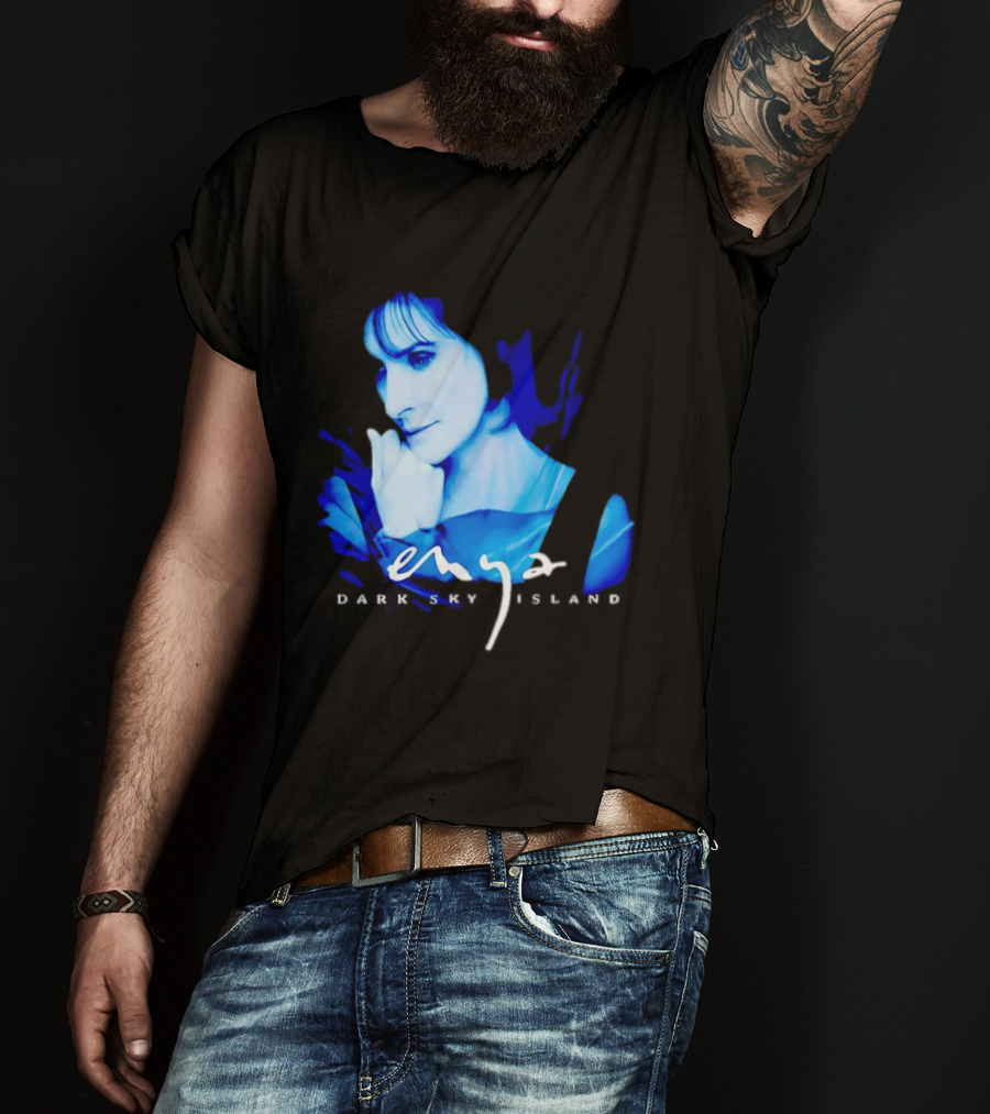 Enya Dark Sky Island Album Blue T-Shirt