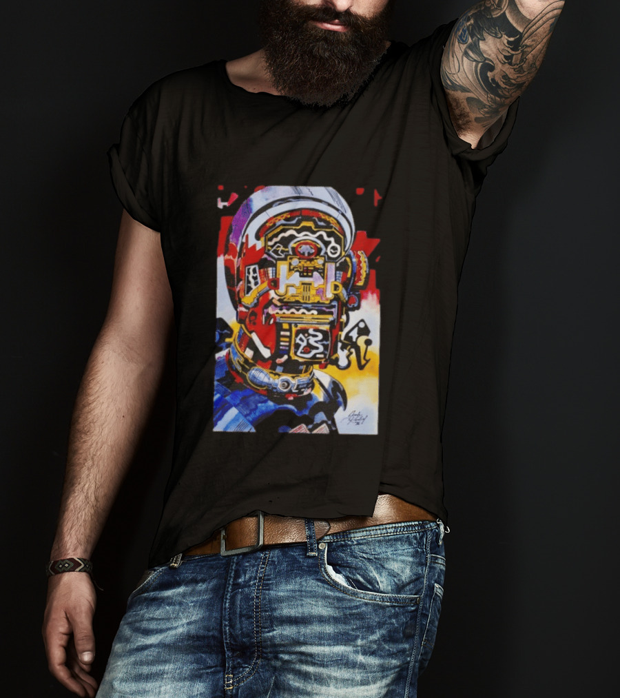 Jack Kirby Galactic Sci Fi Robot T-Shirt
