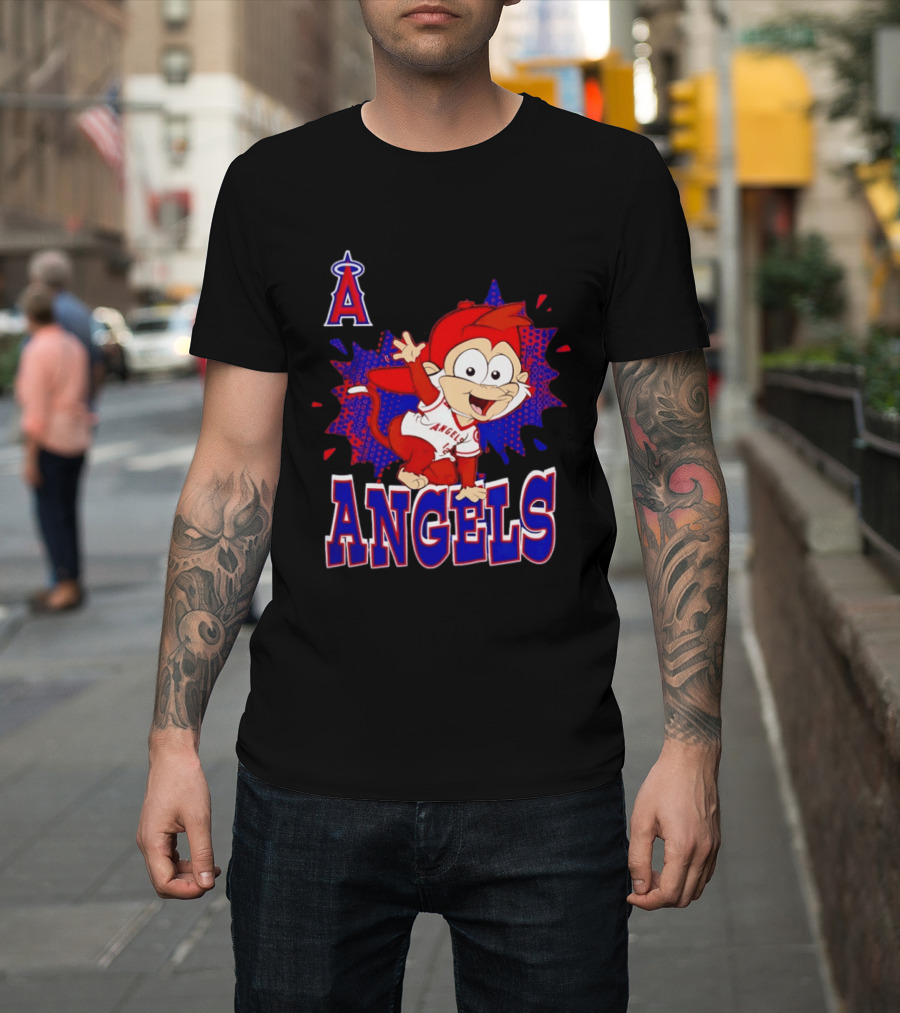 Los Angeles Angels Rally Monkey Baseball MLB Team Fans T-Shirt