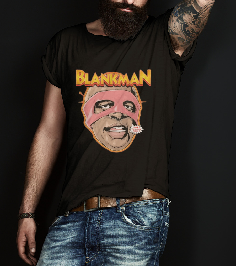 Blankman Look I'm A Crime Fighter Mask T-Shirt