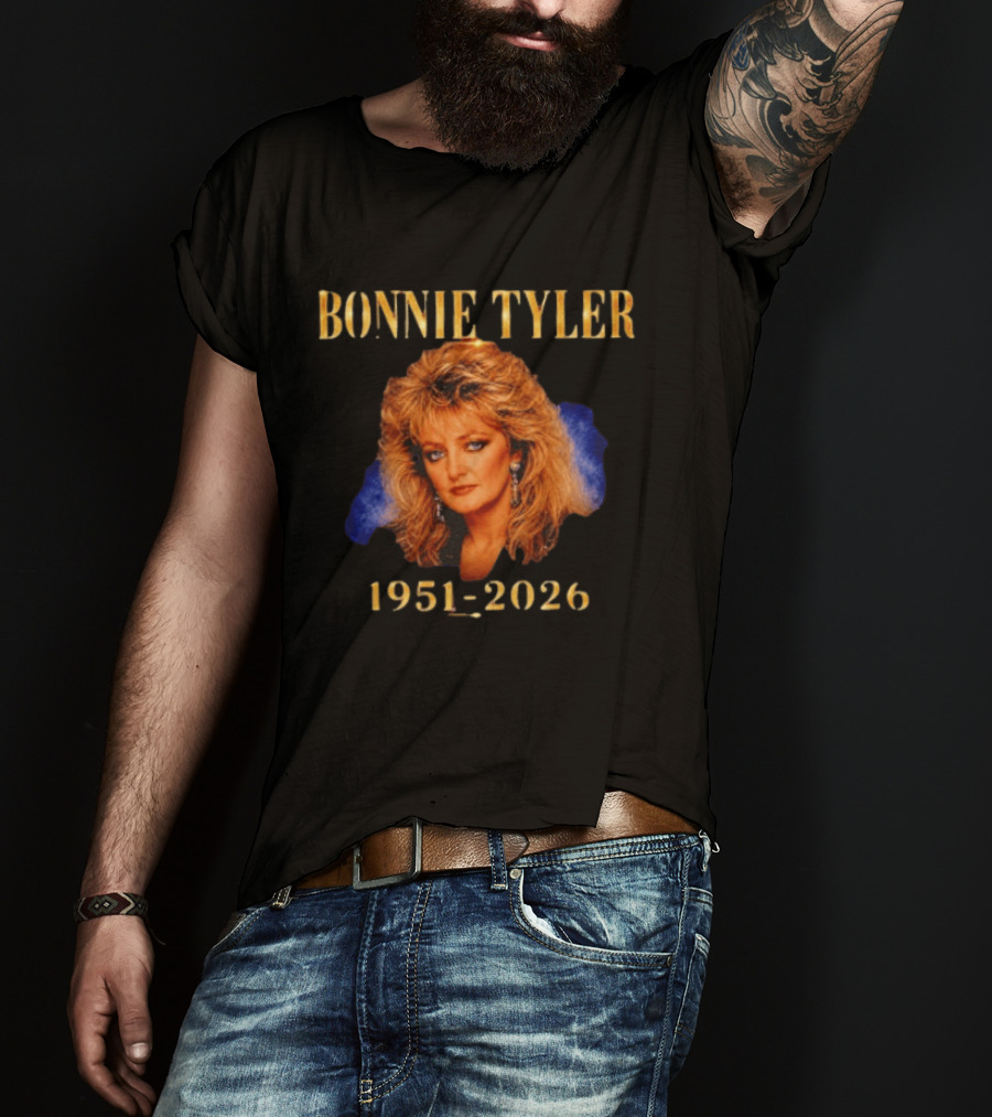 Bonnie Tyler 1951 2026 Memorial T-Shirt