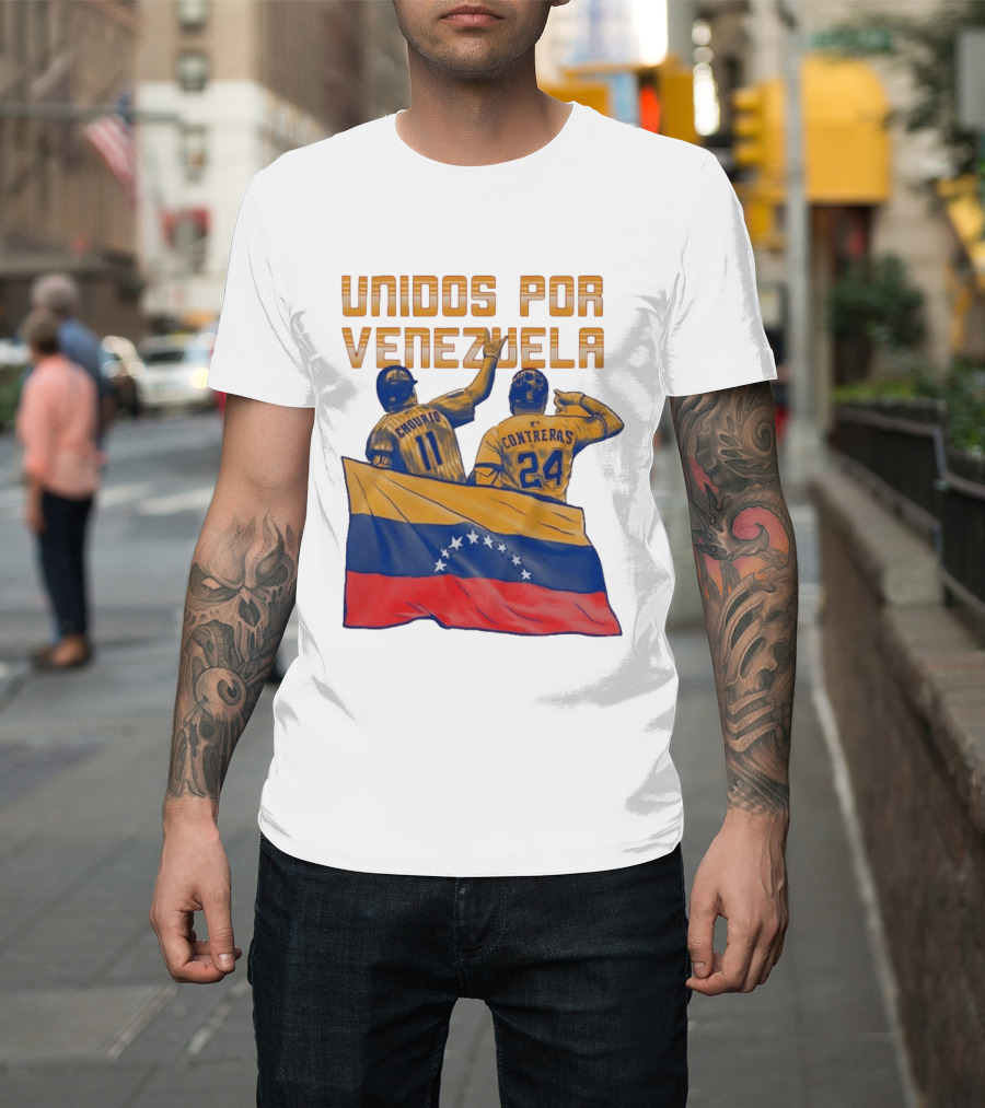 Unidos Por Venezuela Chourio Contreras Brewers Community Initiative T-Shirt