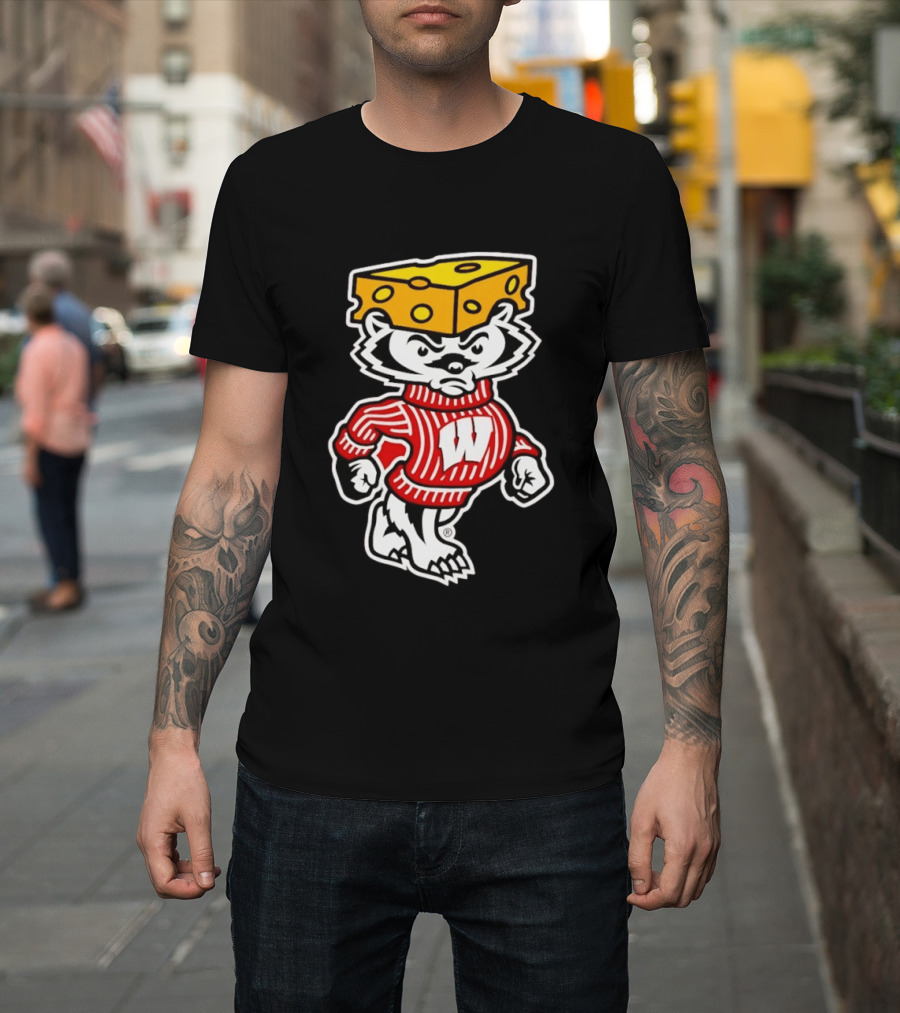 Wisconsin Badgers Bucky Cheesehead Lambeau Field 2026 T-Shirt