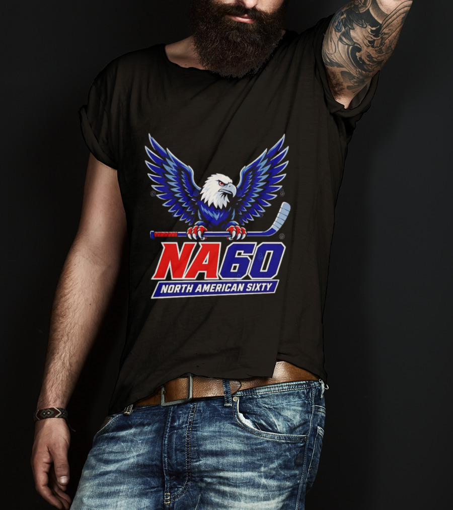 NA 60 North American Sixty Eagle Hockey T-Shirt