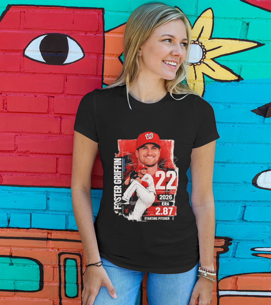 Foster Griffin 2026 ERA 2.87 Starting Pitcher 22 T-Shirt