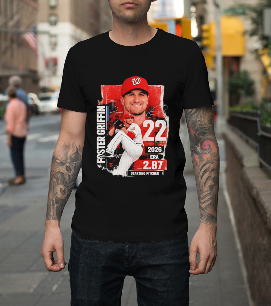 Foster Griffin 2026 ERA 2.87 Starting Pitcher 22 T-Shirt