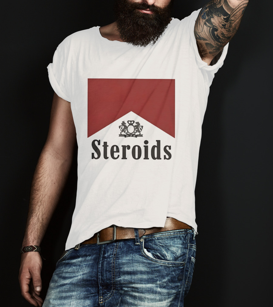 H2K Steroids Gym Fitness Lion Crest T-Shirt