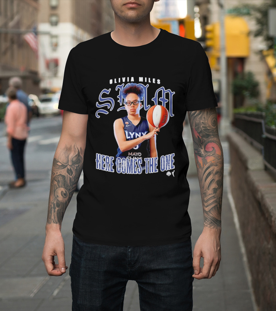 Slam Olivia Miles Lynx Basketball Here Comes The One T-Shirt