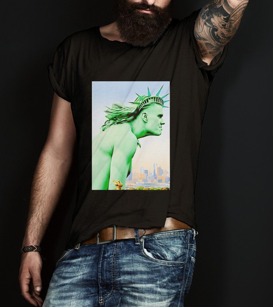 Erling Haaland Liberty Statue Meme T-Shirt