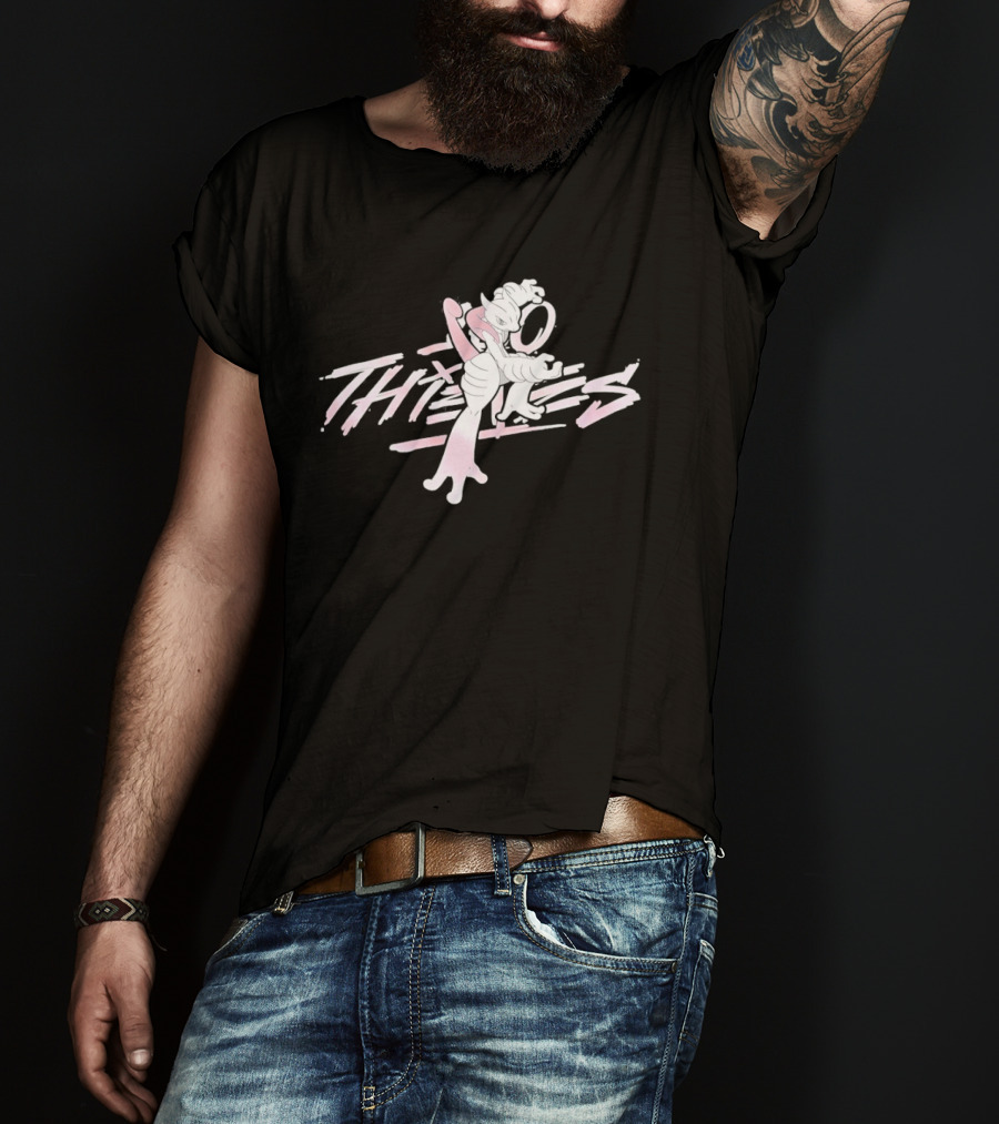Mewtwo 100 Thieves Pokemon Collaboration Esports T-Shirt