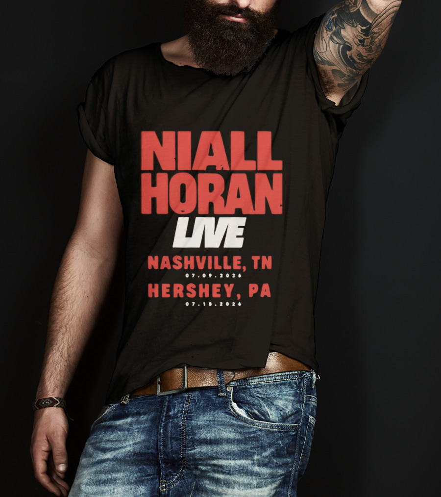 Niall Horan Live Nashville TN 07.09.2020 Hershey PA 07.10.2020 T-Shirt