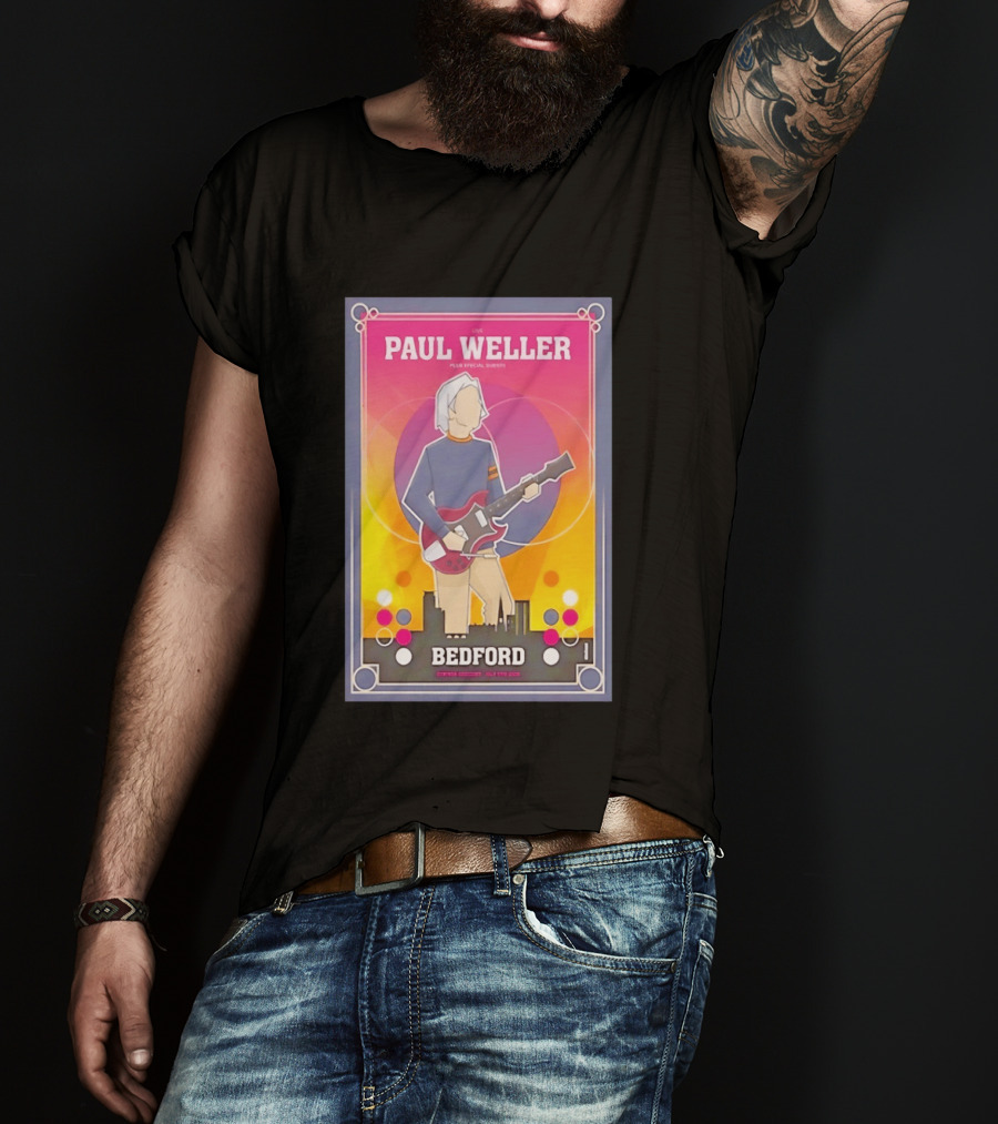 Paul Weller Live Plus Special Guests Bedford River Festival Summer Sessions 2023 T-Shirt