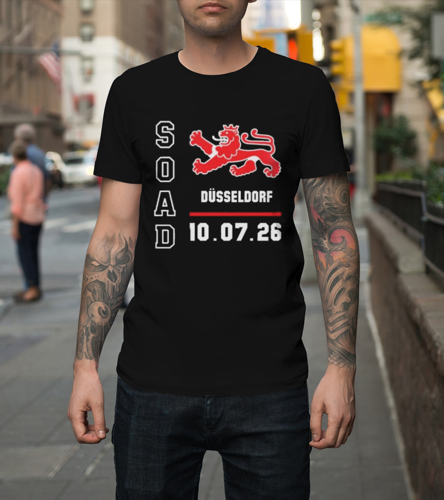 SOAD Düsseldorf 2026 Red Lion Event 10.07.26 T-Shirt