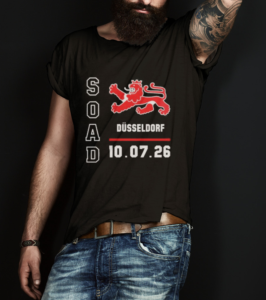 SOAD Düsseldorf 2026 Red Lion Event 10.07.26 T-Shirt