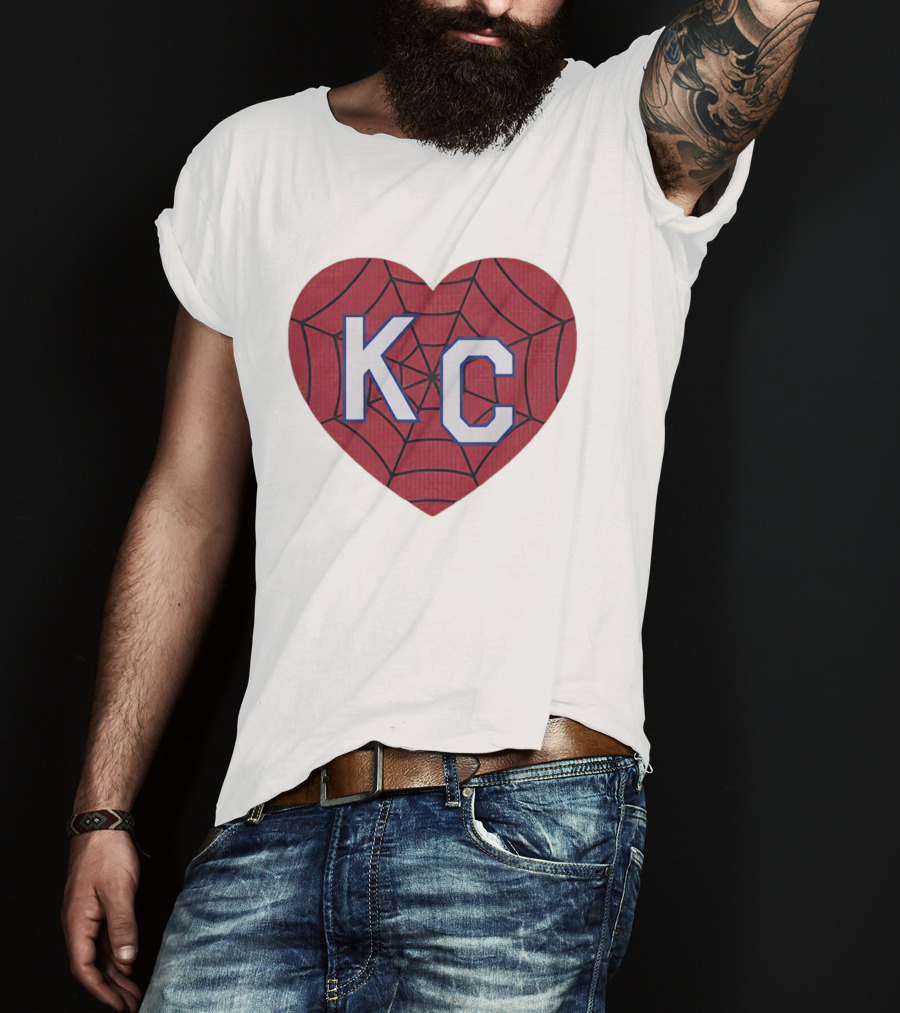 KC Heart Spiderweb T-Shirt