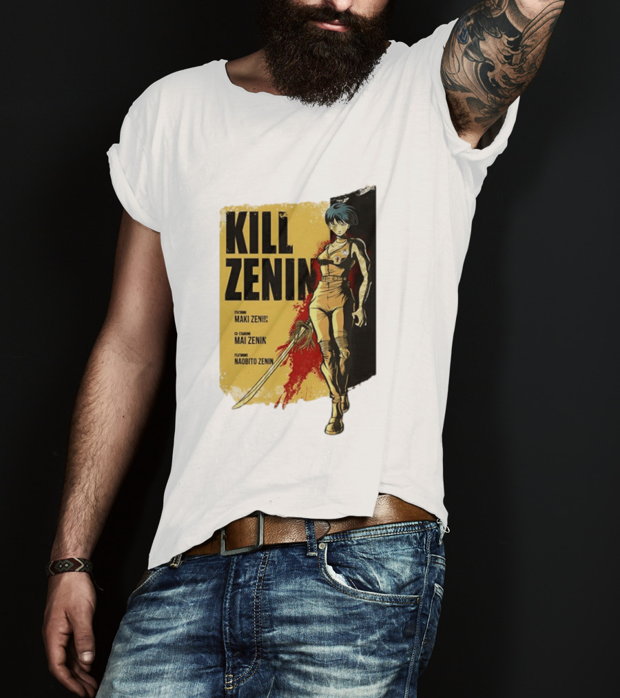 Kill Zenin Maki Mai Naobito Characters Anime T-Shirt