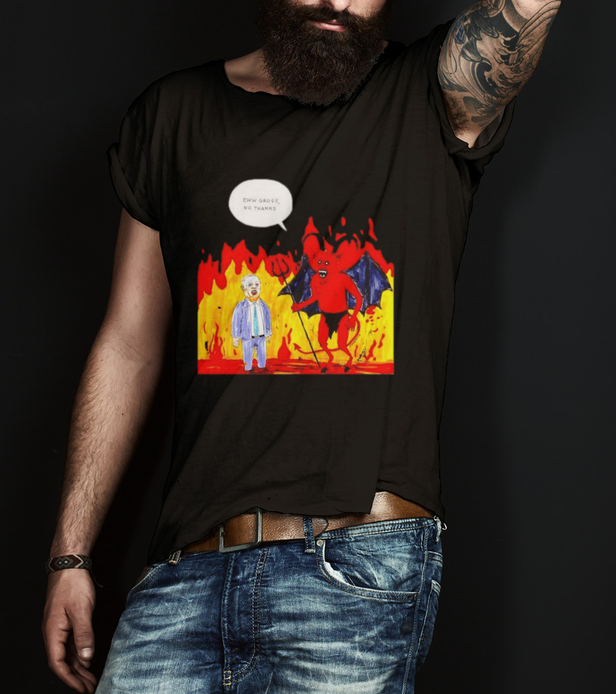 Eww Gross No Thanks Devil Politician Comic T-Shirt