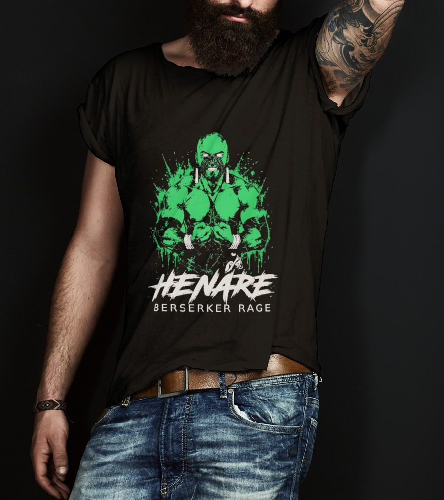 Henare Berserker Rage NJPW Wrestling T-Shirt