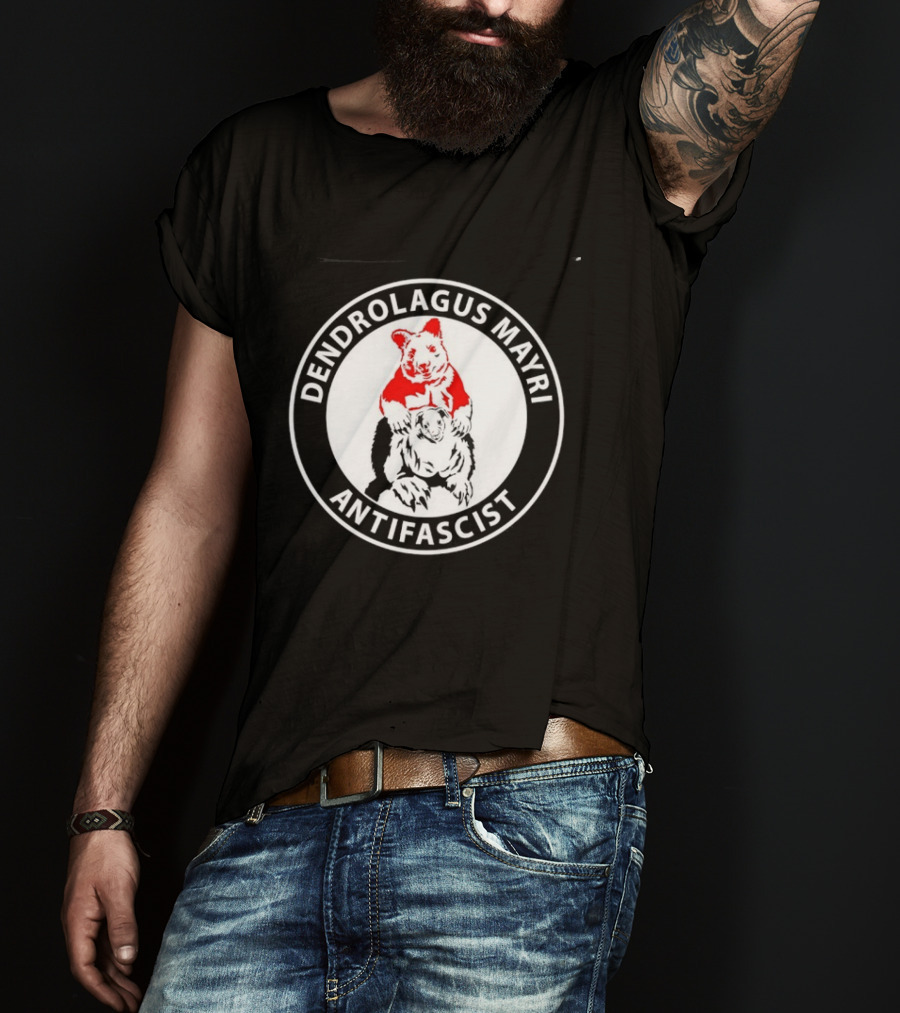 Dendrolagus Mayri Antifascist Tree Kangaroo Antifa T-Shirt