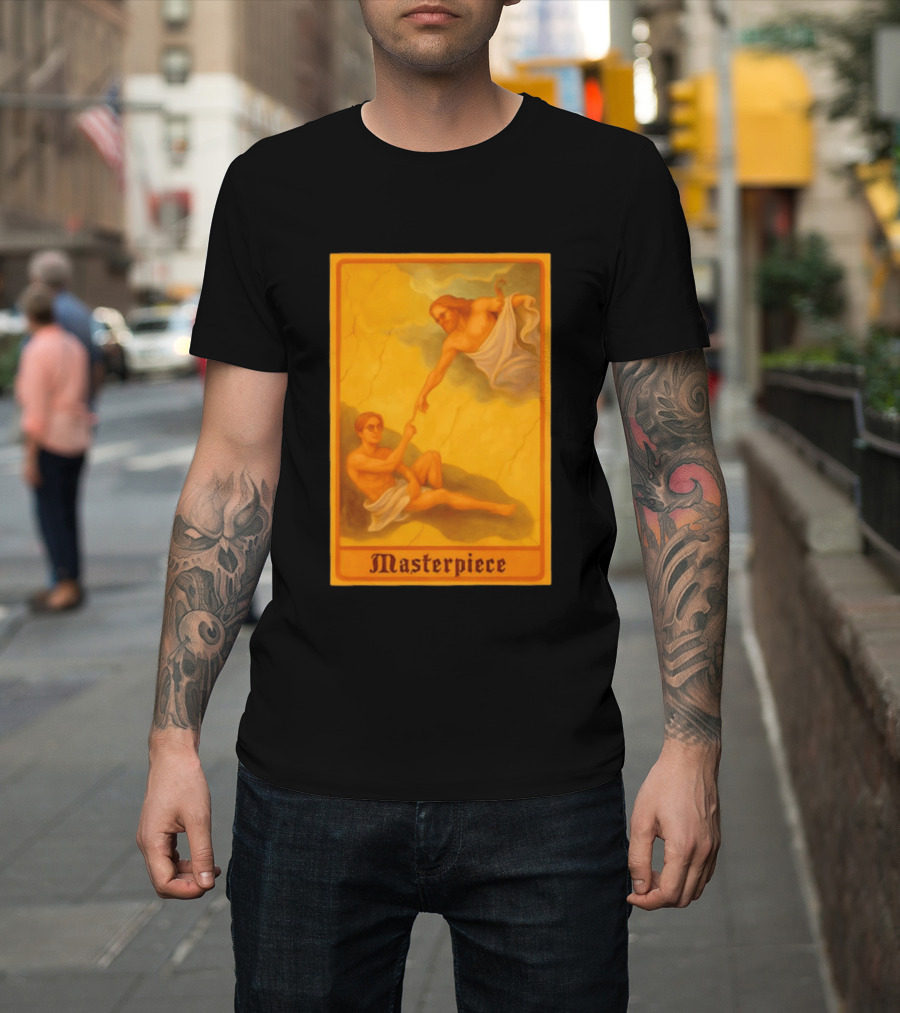 Masterpiece Michelangelo Creation Of Adam Iconic Classic Renaissance T-Shirt