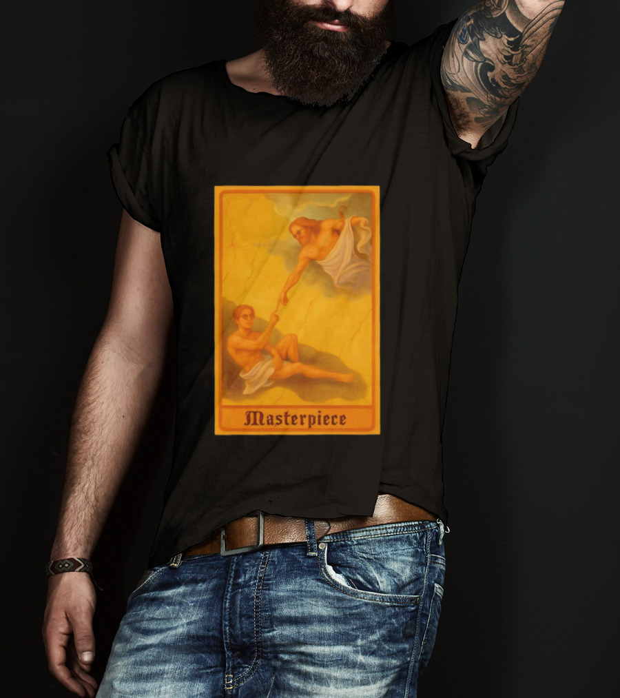 Masterpiece Michelangelo Creation Of Adam Iconic Classic Renaissance T-Shirt