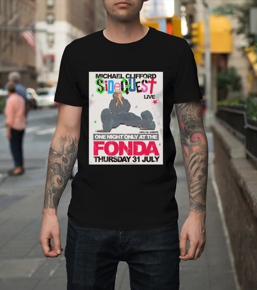 Michael Clifford Sideguest Live One Night Only At The Fonda Thursday 31 July T-Shirt