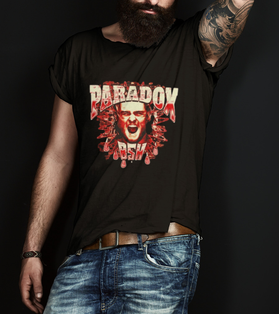 JT Paradox BSH Blood Red Bootleg Rap T-Shirt
