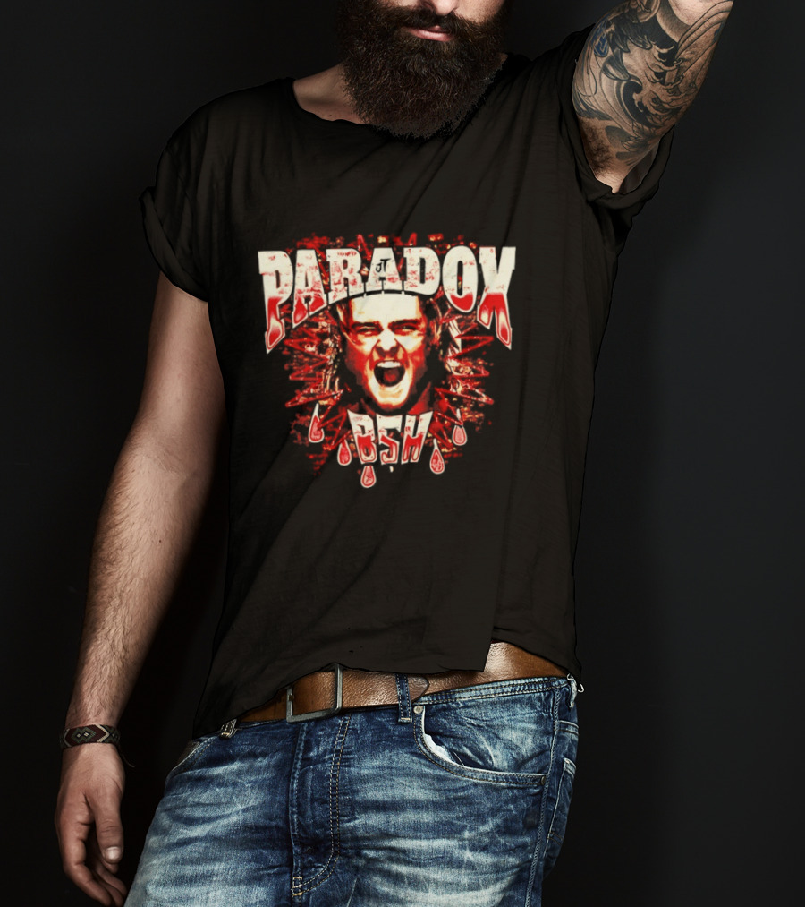 Paradox BSH Blood Splatter And Screaming Face T-Shirt