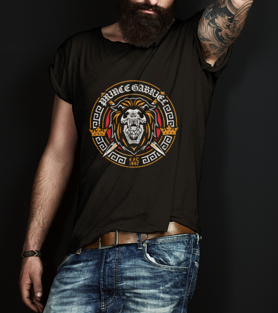 Prince Gabriel Hunter Lion Emblem Est 1997 T-Shirt