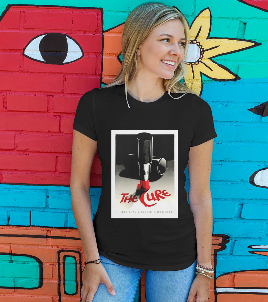 The Cure Berlin Concert 11 July 2026 Wuhlheide Lipstick T-Shirt
