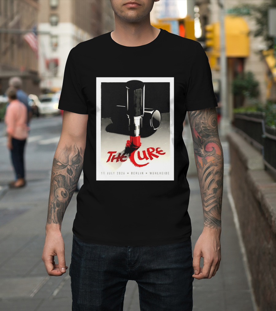 The Cure Berlin Concert 11 July 2026 Wuhlheide Lipstick T-Shirt