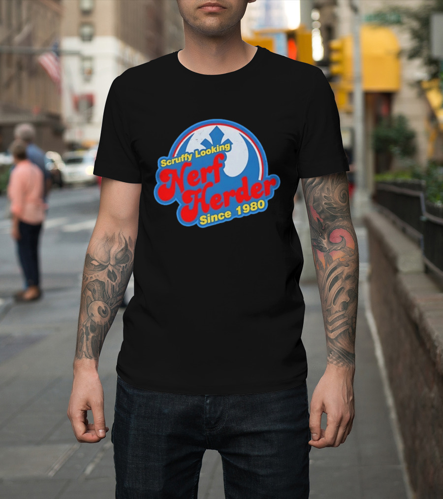 Scruffy Looking Nerf Herder Since 1980 T-Shirt