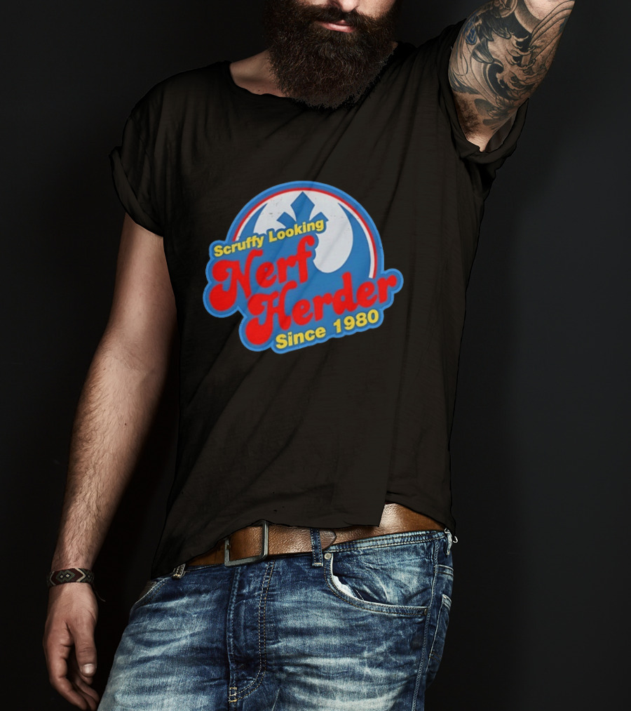 Scruffy Looking Nerf Herder Since 1980 T-Shirt