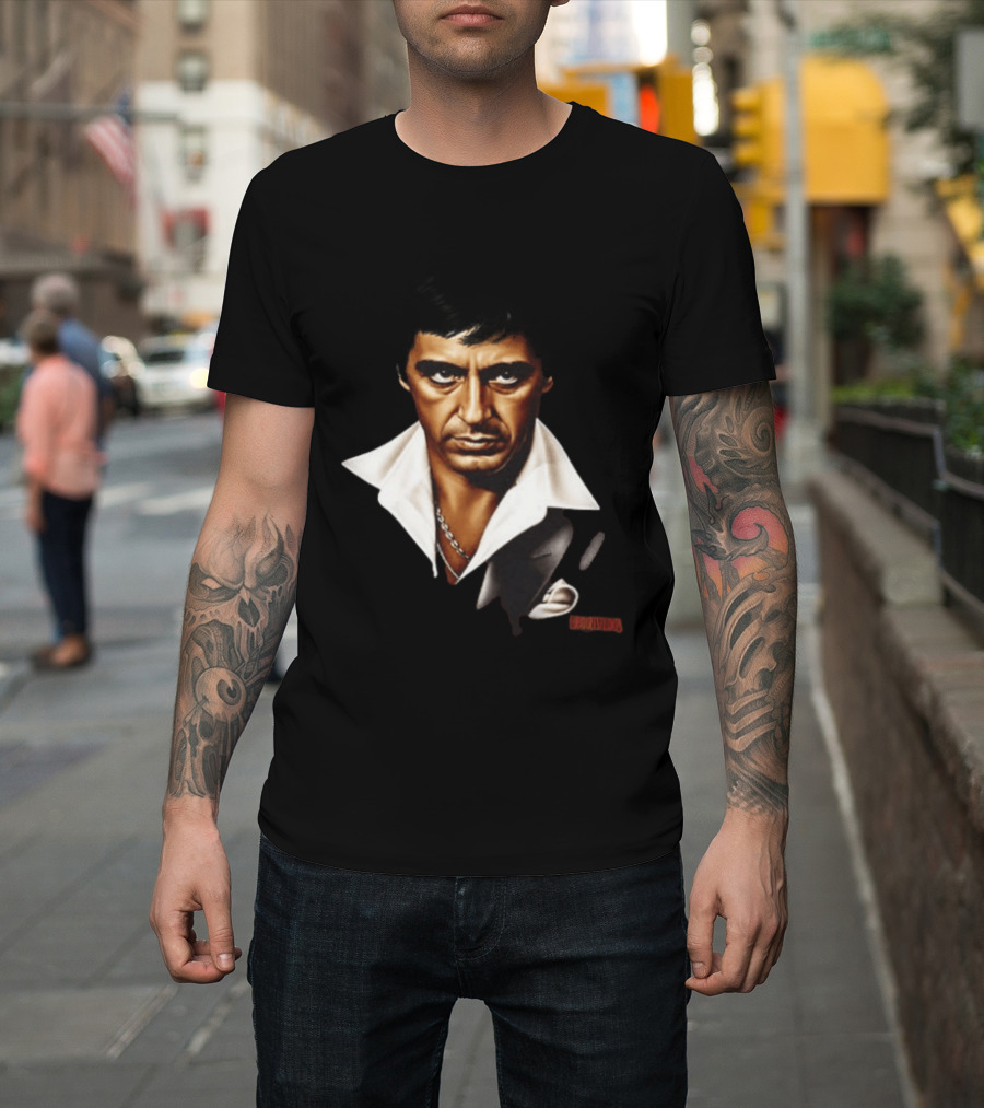 The World Is Yours Tony Montana Scarface 2 Sided T-Shirt